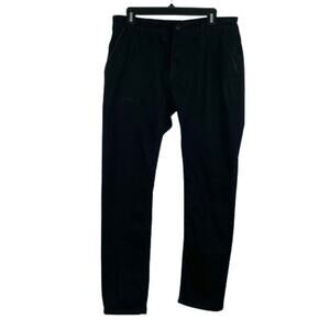 Scott James Slim Fit black pants stretch Men's size W 34/L30